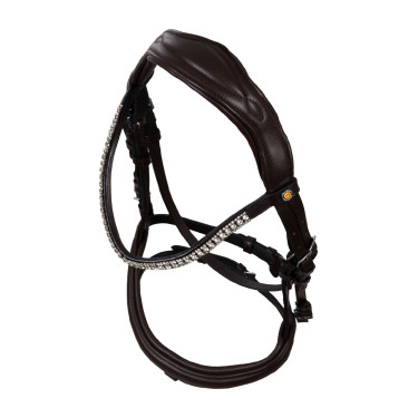 Hoofdstel Equestro Softy Cover Donkerbruin