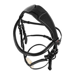 Mexicaans hoofdstel Supreme met anatomische neusriem Zwart