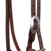 Pool’s eenoorhoofdstel met keelriem Geolied