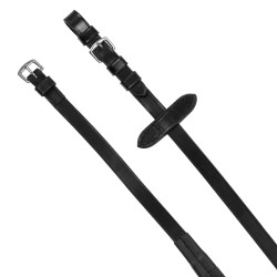 Supreme hoofdstel met gebogen anatomische neusriem Zwart