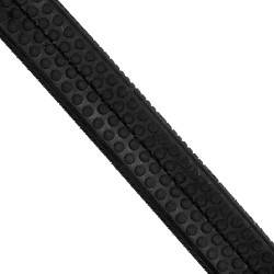 Supreme hoofdstel met gebogen anatomische neusriem Zwart