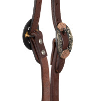Westernhoofdstel Pool’s one-ear gespen German Buckles Geolied