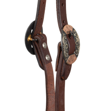 Westernhoofdstel Pool’s one-ear gespen German Buckles Geolied