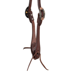 Westernhoofdstel Pool’s one-ear gespen German Buckles Geolied