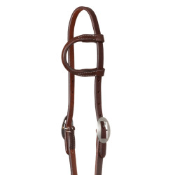 Westernhoofdstel Pool’s one-ear van leer Geolied