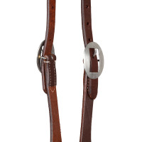 Westernhoofdstel Pool’s one-ear van leer Geolied