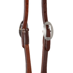 Westernhoofdstel Pool’s one-ear van leer Geolied