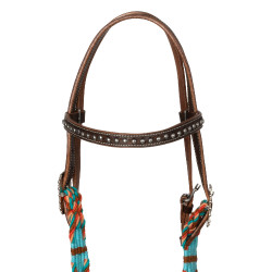 Westernhoofdstel Pool’s Rope Waves Natuurlijk Bruin