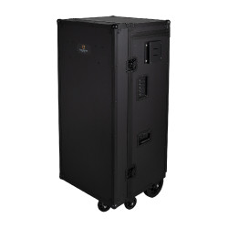 Zadelkast Equestro zwart materiaal 65×62×138 cm Zwart F026