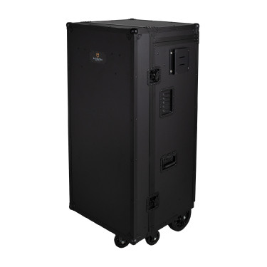 Zadelkast Equestro zwart materiaal 65×62×138 cm Zwart F026