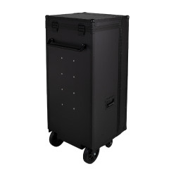 Zadelkast Equestro zwart materiaal 65×62×138 cm Zwart F026