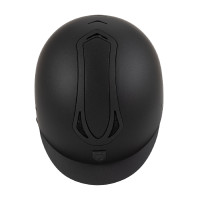 Uniseks Equestro Azael-rijhelm met achterste draaiknop, conform EN 1384-2023 Zwart / zwart Uniseks Equestro Azael-rijhelm met achterste draaiknop, conform EN 1384-2023 Zwart / zwart