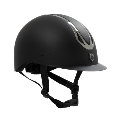 Uniseks Equestro Azael-rijhelm met achterste draaiknop, conform EN 1384-2023 Zwart / gunmetal Grijs Uniseks Equestro Azael-rijhelm met achterste draaiknop, conform EN 1384-2023 Zwart / gunmetal Grijs