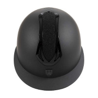 Dameshelm Equestro Azael Stone met brede klep en strass EN 1384-2023 Zwart / zwart Dameshelm Equestro Azael Stone met brede klep en strass EN 1384-2023 Zwart / zwart