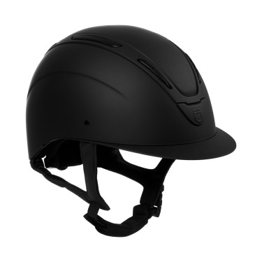 Unisex helm Equestro Apocalypse matte schaal EN 1384-2023 Zwart / zwart