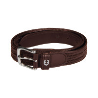 Elastische leren riem Equestro Bruin