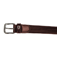 Elastische leren riem Equestro Bruin