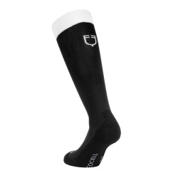 Uniseks Equestro Basic sokken van technische stof Zwart / wit