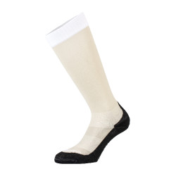 Uniseks Equestro Basic sokken van technische stof Oxford tan / wit Beige Uniseks Equestro Basic sokken van technische stof Oxford tan / wit Beige