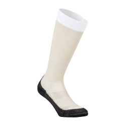 Uniseks Equestro Basic sokken van technische stof Oxford tan / wit Beige Uniseks Equestro Basic sokken van technische stof Oxford tan / wit Beige