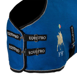 Equestro x FISE staldeken in wafelstof Blauw van Savoye