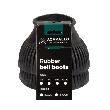 Rubberen springschoenen Acavallo met logo Zwart