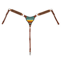 Western-huntcollier Pool’s tapijtdecoratie Natuurlijk Bruin