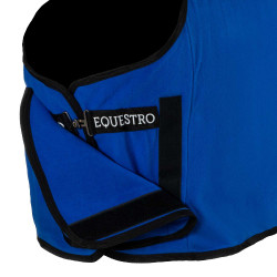 Equestro x FISE fleece deken met voorsluiting Blauw van Savoye Equestro x FISE fleece deken met voorsluiting Blauw van Savoye