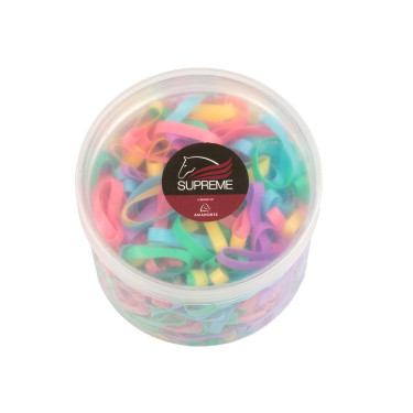 Manenelastiekjes Supreme (doos 500 stuks) Multicolor Manenelastiekjes Supreme (doos 500 stuks) Multicolor