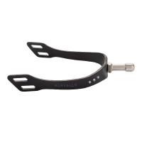 Acavallo Arena Aluplus 2.0 sporen met strass Totaal zwart Acavallo Arena Aluplus 2.0 sporen met strass Totaal zwart