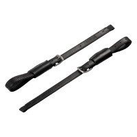 Supreme enkelvoudige stijgbeugelriemen Zwart