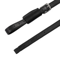 Supreme enkelvoudige stijgbeugelriemen Zwart