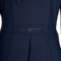 Damesfrac Equestro in technische stof met strass Marineblazer Marineblauw