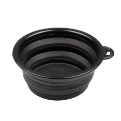 Opvouwbare voerbak voor kleine honden Supreme Zwart