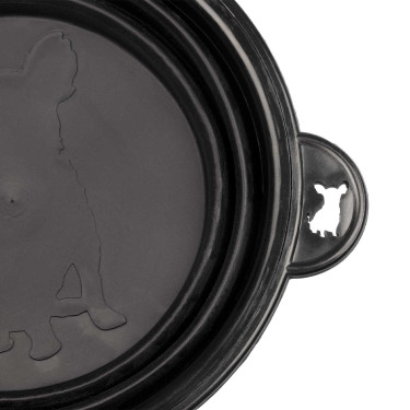 Opvouwbare voerbak voor kleine honden Supreme Zwart