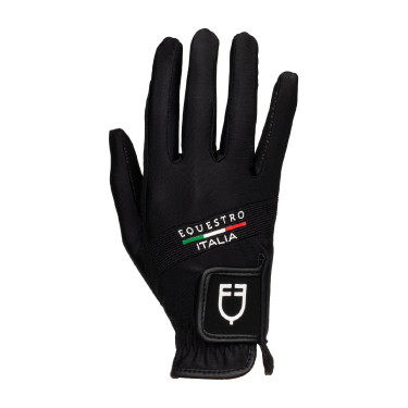 Handschoenen van technische stof Equestro X FISE Zwart