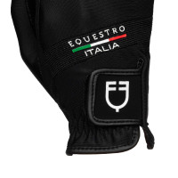 Handschoenen van technische stof Equestro X FISE Zwart