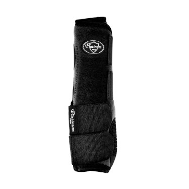 Voorste westernbeschermers Platinum Pro Star Anatomic Zwart