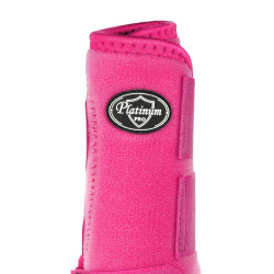 Voorste westernbeschermers Platinum Pro Star Anatomic Fuchsia Roze