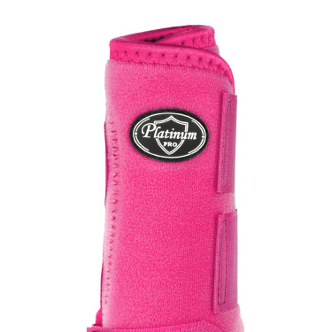 Voorste westernbeschermers Platinum Pro Star Anatomic Fuchsia Roze