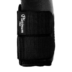 Achterste western peesbeschermers Platinum Pro Star Anatomic Zwart