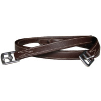 Nylon/leren stijgbeugelriemen Chetak Bruin Nylon/leren stijgbeugelriemen Chetak Bruin