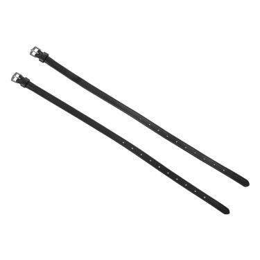 Equestro sporenriempje van leer Zwart