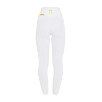 Dameslegging Equestro lichtgewicht slim fit Wit