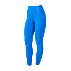 Dameslegging Equestro x FISE full grip slim fit Blauw van Savoye