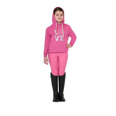 Meisjeslegging Equestro met fleecevoering Roze kasteel
