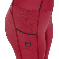 Meisjeslegging Equestro met fleecevoering Scooter Beige