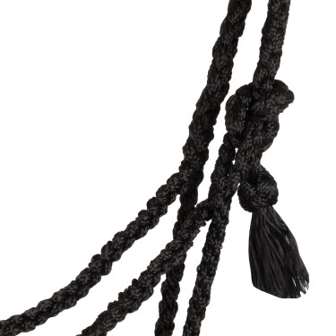 Pool’s mohair halster met Diamond-motief Zwart / grijs