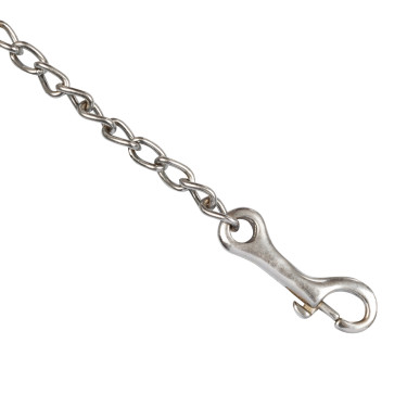 Leren longeerlijn Pool’s met ketting Lichte olie Bruin