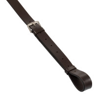 Supreme martingaal met rubber stopper Donkerbruin Supreme martingaal met rubber stopper Donkerbruin
